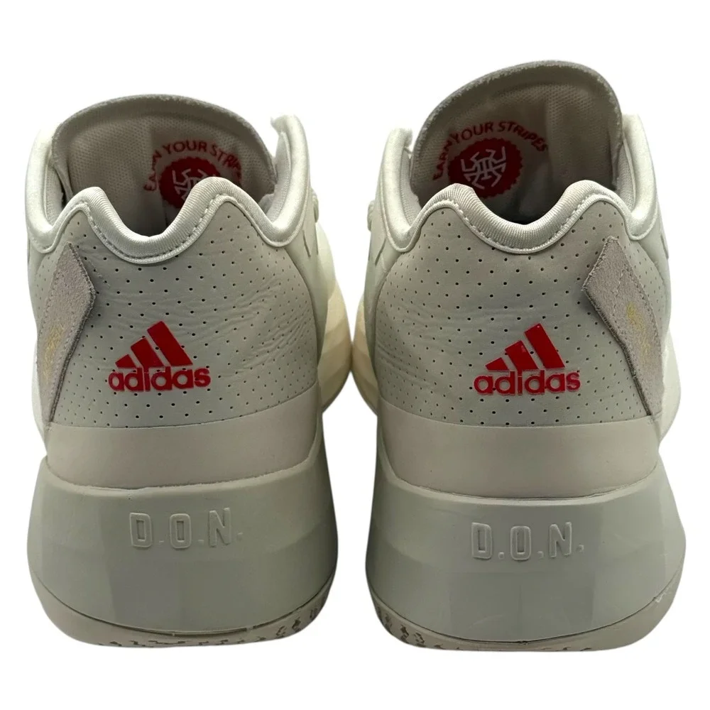 Adidas D.O.N. Issue 4 Donovan Mitchell Basketball‎ Shoes Men's Size 11 White Gym